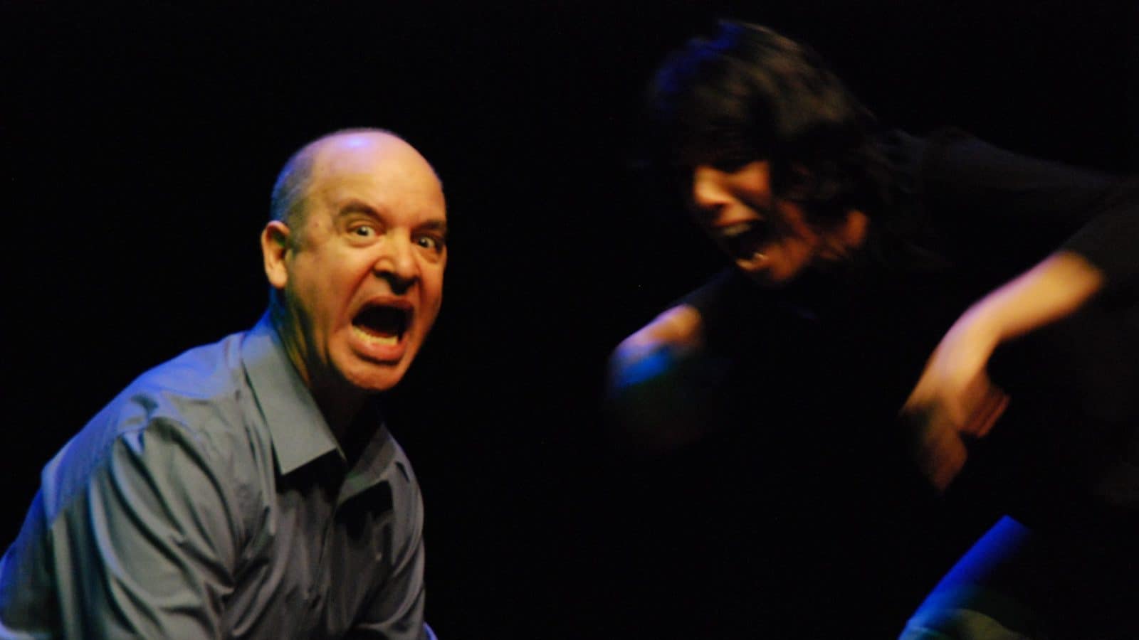 Orr and Lori at Impro Amsterdam 2015